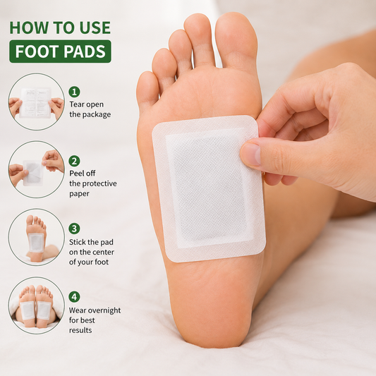 South Moon Herbal Foot Pads (10 Pcs)