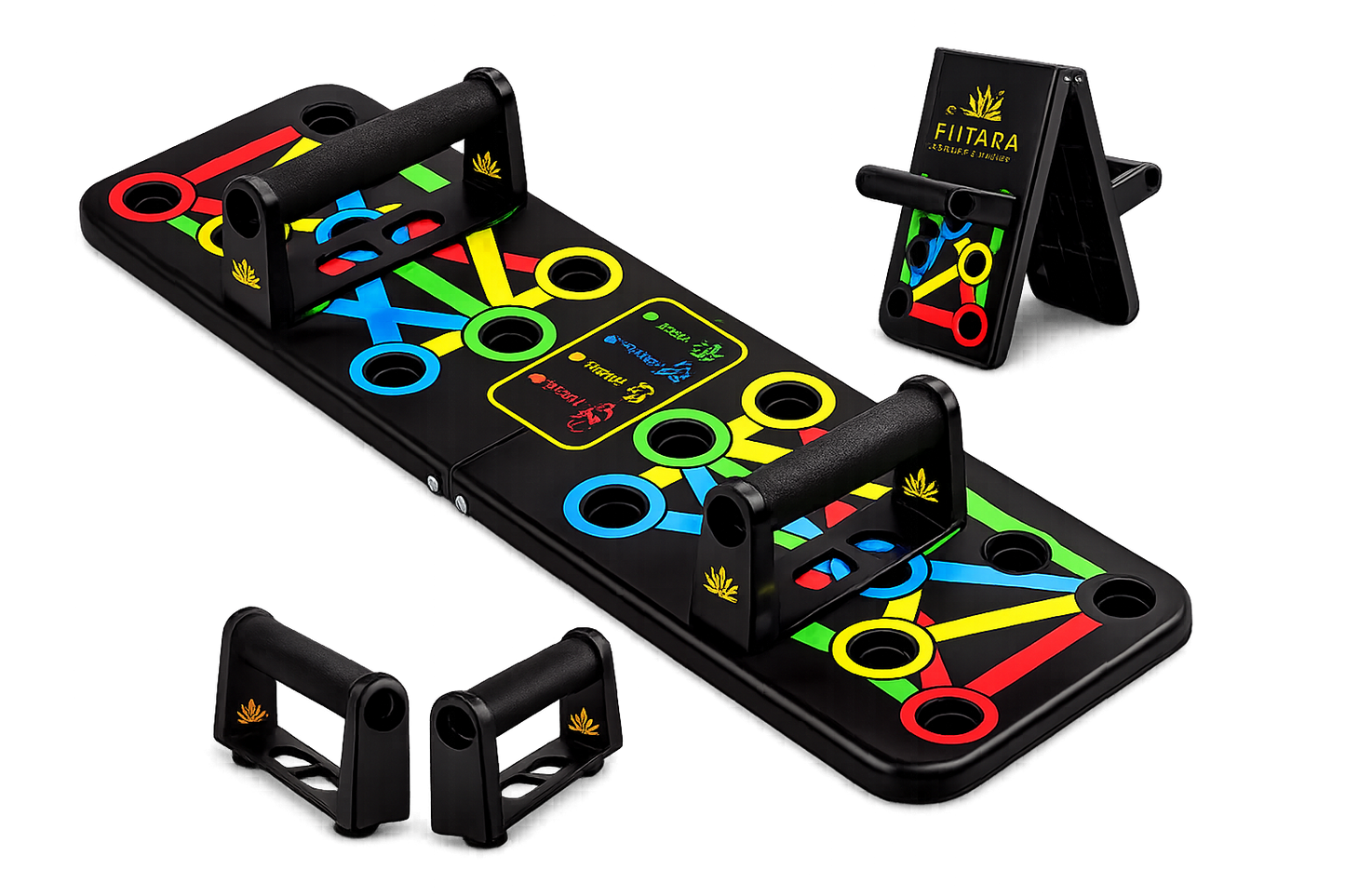 Foldable Push Up Board — Multi-Position Strength Training