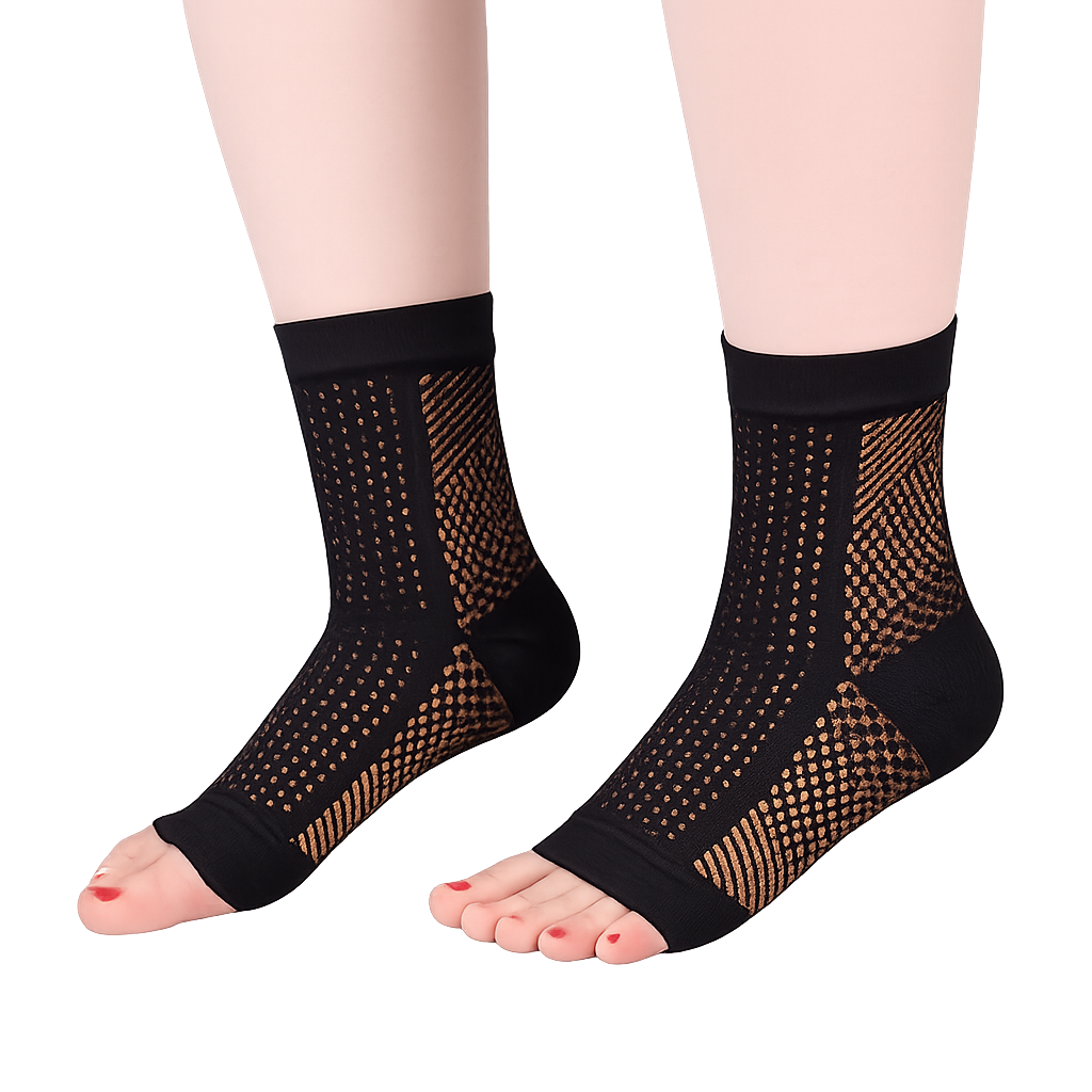 Orthopedic Compression Ankle Socks — Plantar Arch Support