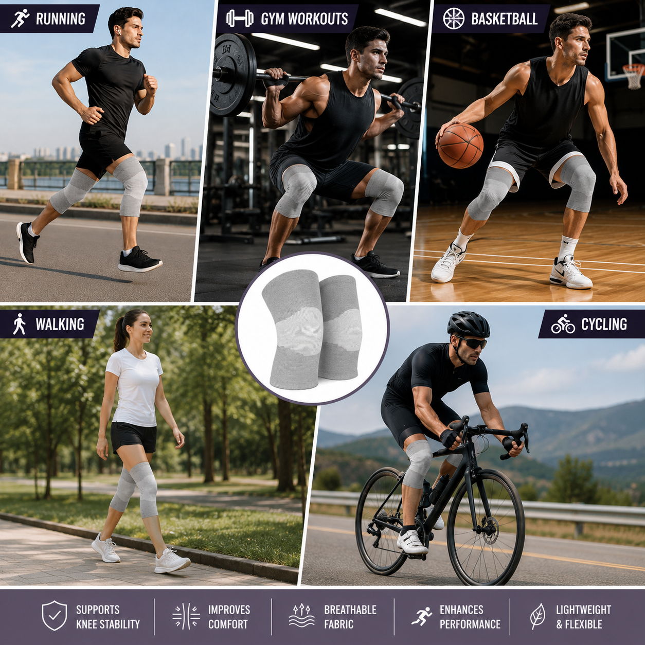 FlexWeave Bamboo Knee Brace