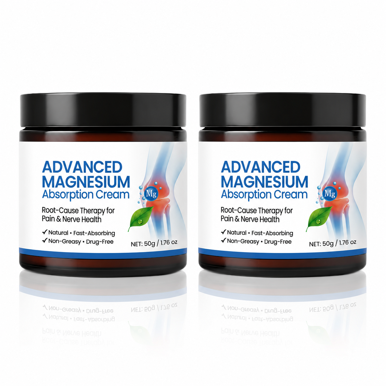 Advanced Magnesium Relief Cream (Pack of 2)