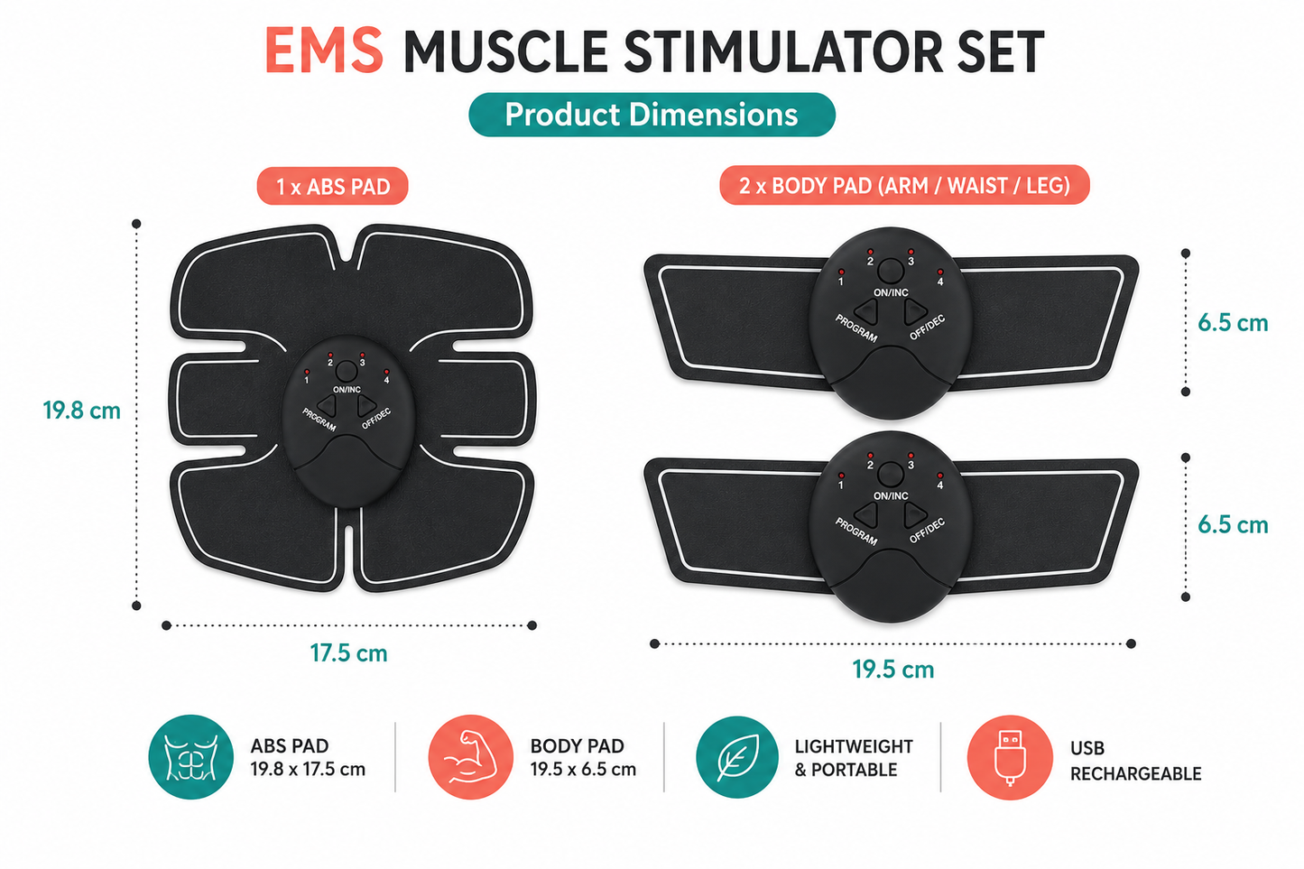 CorePulse EMS Muscle Toner